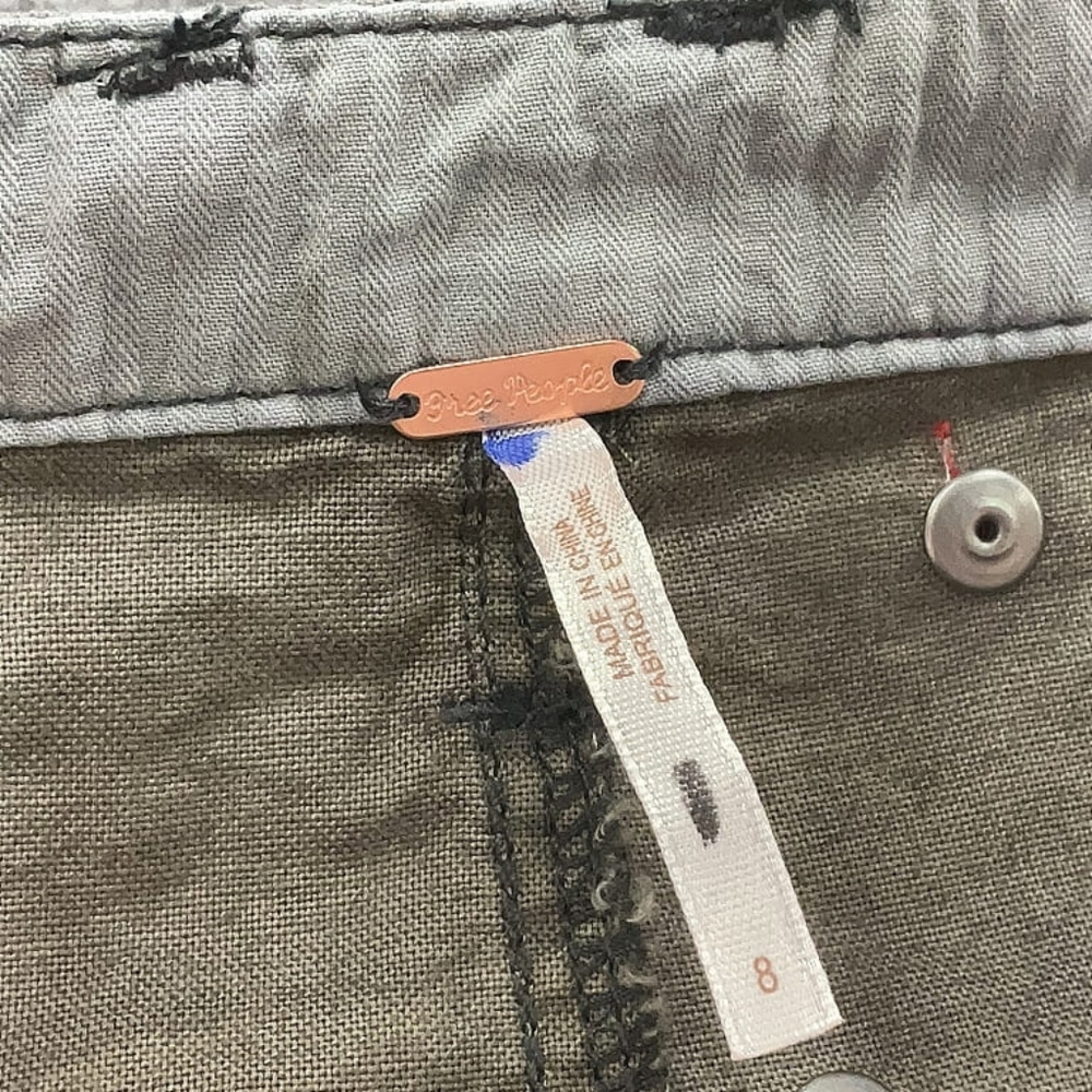 Free People Fly Away Studded Parachute Pants - Size 8 - Picture 4 of 6